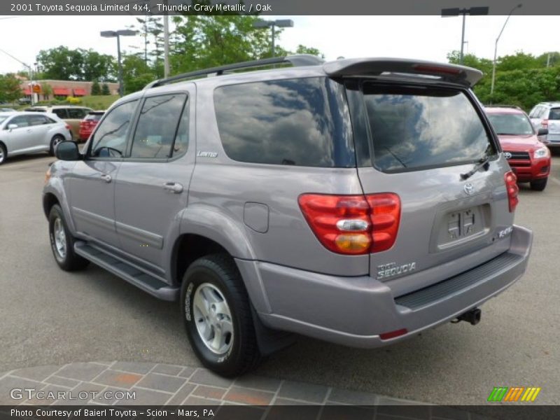 Thunder Gray Metallic / Oak 2001 Toyota Sequoia Limited 4x4