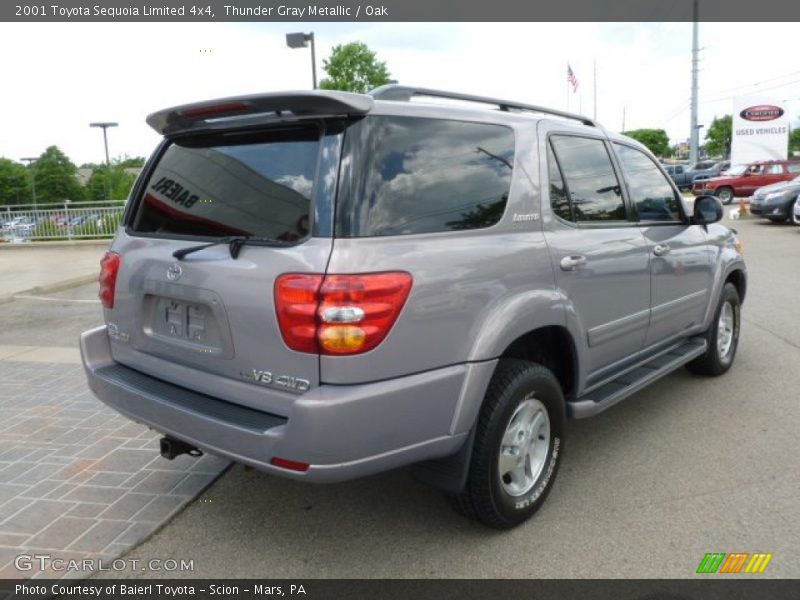 Thunder Gray Metallic / Oak 2001 Toyota Sequoia Limited 4x4