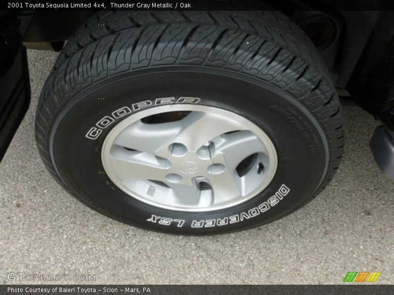 Thunder Gray Metallic / Oak 2001 Toyota Sequoia Limited 4x4