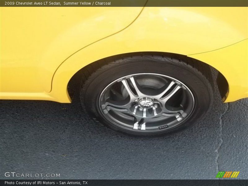 Summer Yellow / Charcoal 2009 Chevrolet Aveo LT Sedan