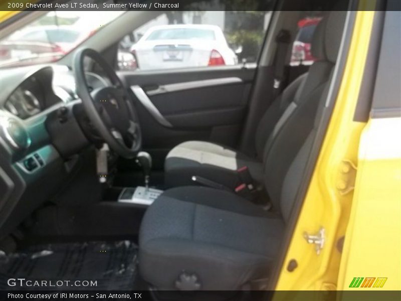 Summer Yellow / Charcoal 2009 Chevrolet Aveo LT Sedan