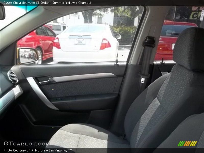 Summer Yellow / Charcoal 2009 Chevrolet Aveo LT Sedan