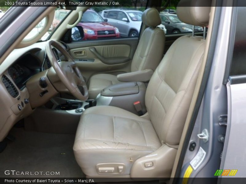 Thunder Gray Metallic / Oak 2001 Toyota Sequoia Limited 4x4