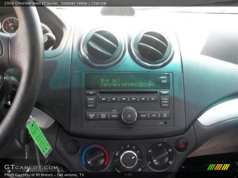 Summer Yellow / Charcoal 2009 Chevrolet Aveo LT Sedan