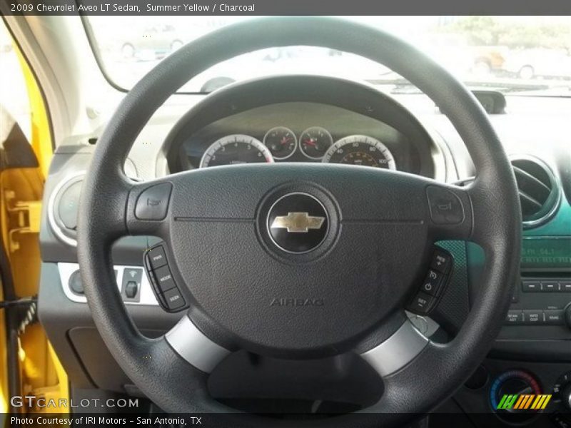 Summer Yellow / Charcoal 2009 Chevrolet Aveo LT Sedan