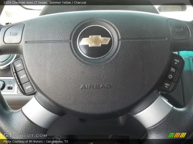 Summer Yellow / Charcoal 2009 Chevrolet Aveo LT Sedan