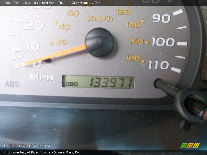 Thunder Gray Metallic / Oak 2001 Toyota Sequoia Limited 4x4