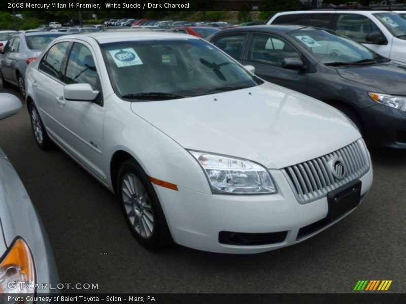 White Suede / Dark Charcoal 2008 Mercury Milan I4 Premier