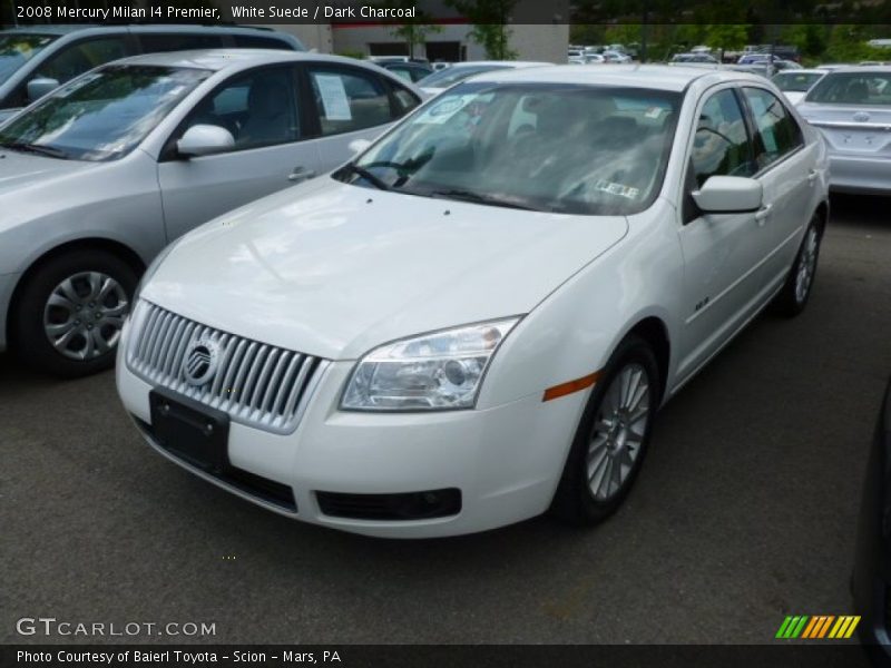 White Suede / Dark Charcoal 2008 Mercury Milan I4 Premier