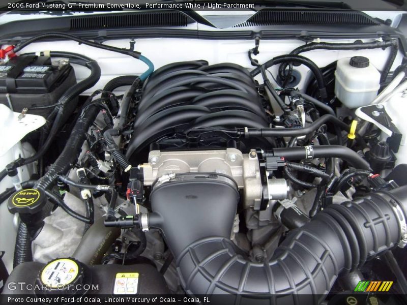 Performance White / Light Parchment 2006 Ford Mustang GT Premium Convertible