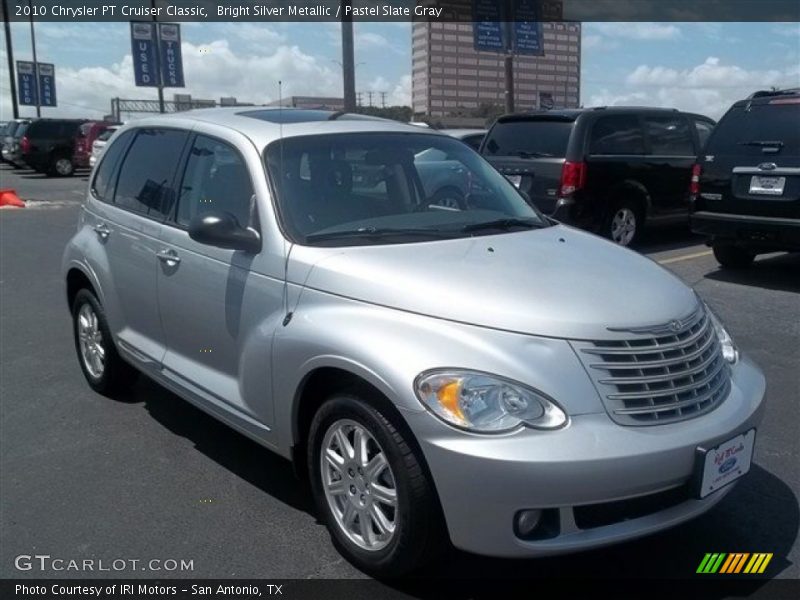 Bright Silver Metallic / Pastel Slate Gray 2010 Chrysler PT Cruiser Classic