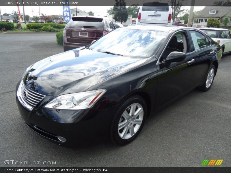 Obsidian Black / Black 2009 Lexus ES 350