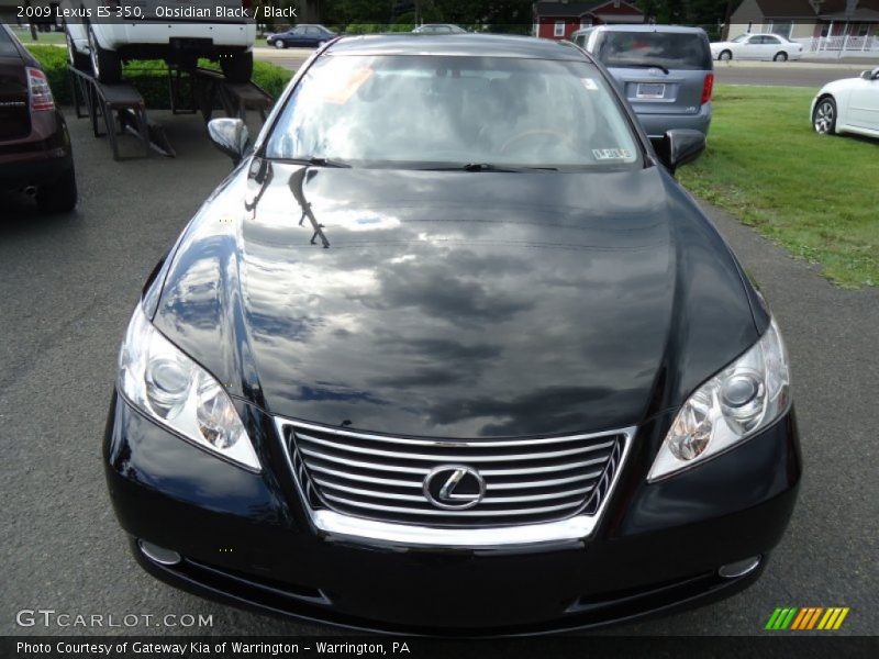 Obsidian Black / Black 2009 Lexus ES 350