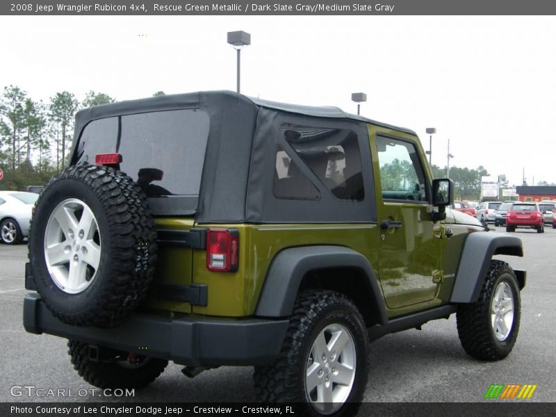 Rescue Green Metallic / Dark Slate Gray/Medium Slate Gray 2008 Jeep Wrangler Rubicon 4x4