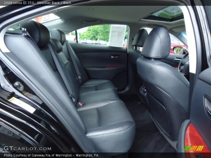 Obsidian Black / Black 2009 Lexus ES 350