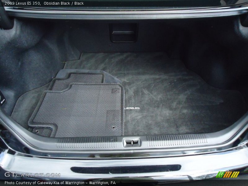 Obsidian Black / Black 2009 Lexus ES 350