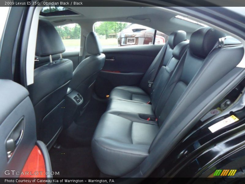 Obsidian Black / Black 2009 Lexus ES 350