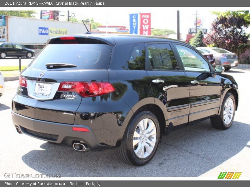Crystal Black Pearl / Taupe 2011 Acura RDX SH-AWD