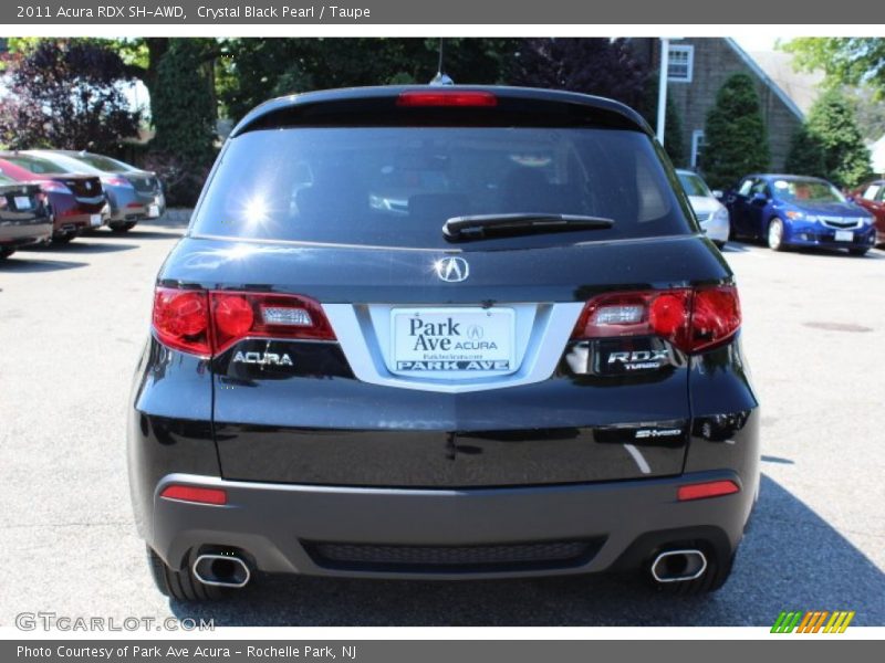 Crystal Black Pearl / Taupe 2011 Acura RDX SH-AWD