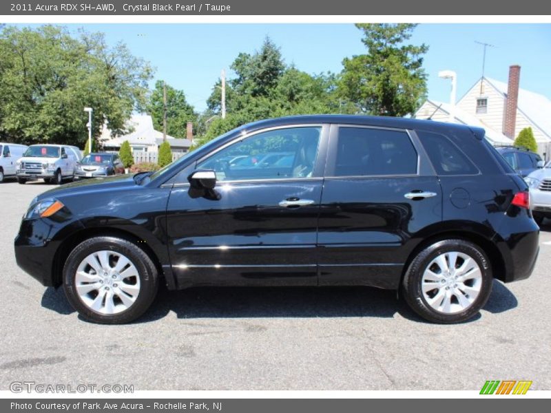 Crystal Black Pearl / Taupe 2011 Acura RDX SH-AWD
