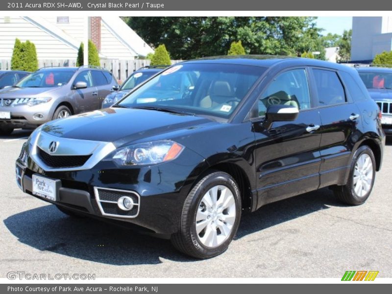 Crystal Black Pearl / Taupe 2011 Acura RDX SH-AWD
