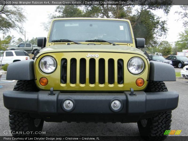 Rescue Green Metallic / Dark Slate Gray/Medium Slate Gray 2008 Jeep Wrangler Rubicon 4x4