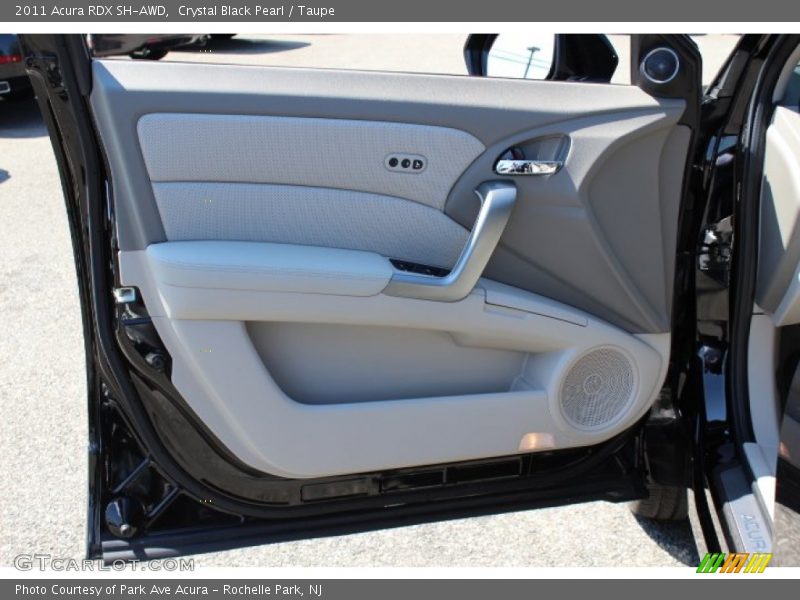Crystal Black Pearl / Taupe 2011 Acura RDX SH-AWD