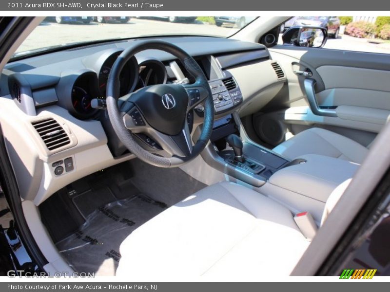 Crystal Black Pearl / Taupe 2011 Acura RDX SH-AWD