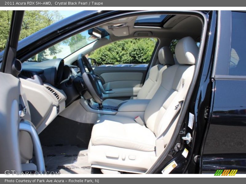 Crystal Black Pearl / Taupe 2011 Acura RDX SH-AWD