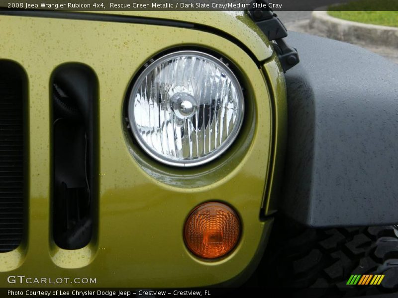 Rescue Green Metallic / Dark Slate Gray/Medium Slate Gray 2008 Jeep Wrangler Rubicon 4x4