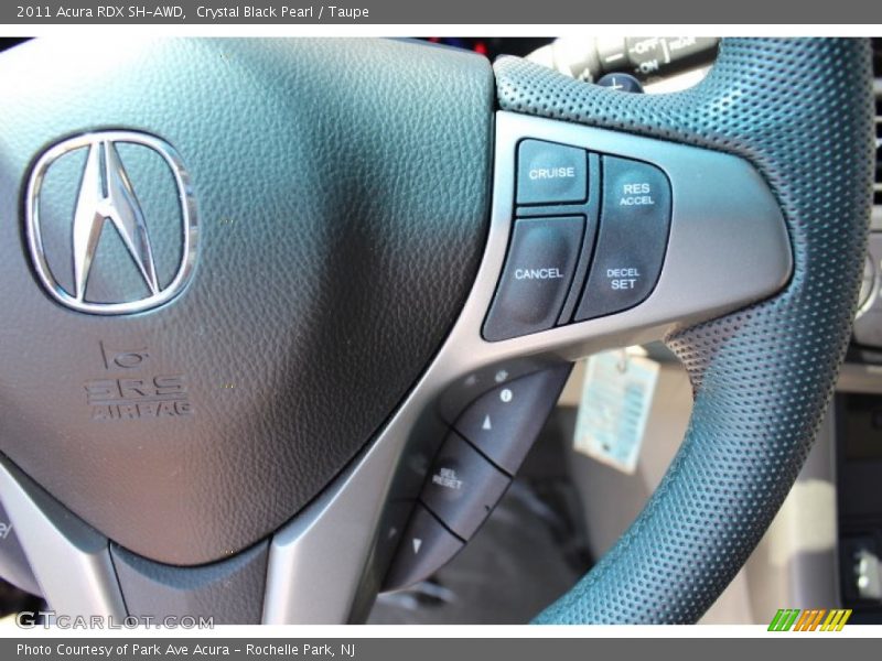 Crystal Black Pearl / Taupe 2011 Acura RDX SH-AWD