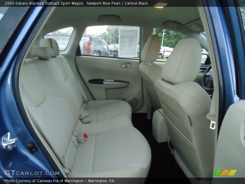 Newport Blue Pearl / Carbon Black 2009 Subaru Impreza Outback Sport Wagon