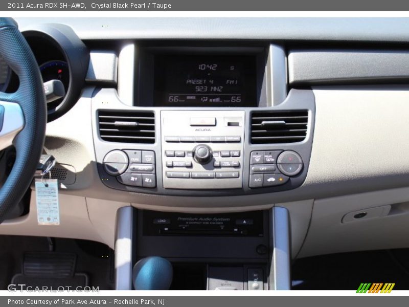 Crystal Black Pearl / Taupe 2011 Acura RDX SH-AWD