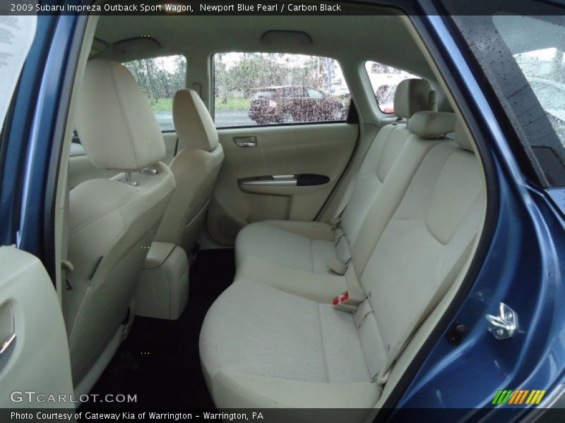 Newport Blue Pearl / Carbon Black 2009 Subaru Impreza Outback Sport Wagon