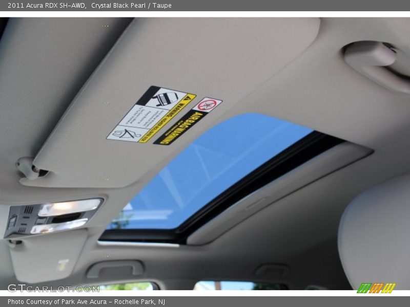 Crystal Black Pearl / Taupe 2011 Acura RDX SH-AWD