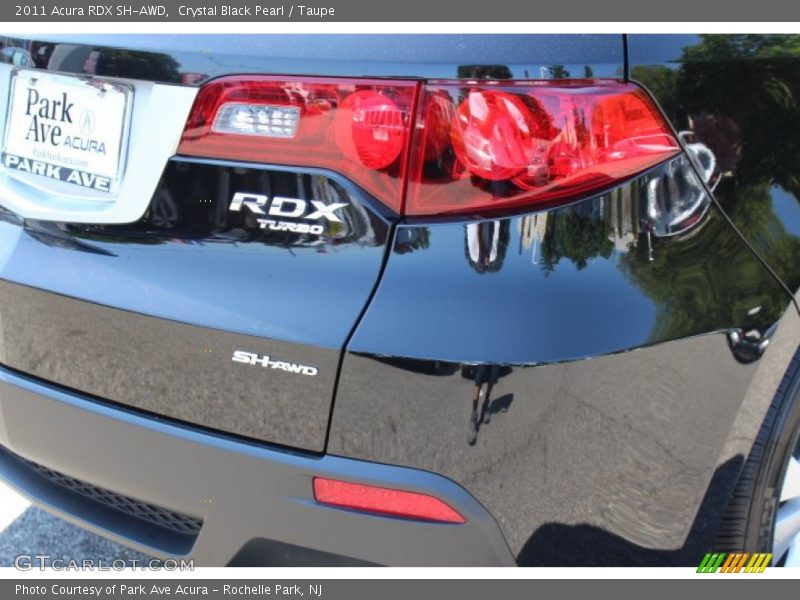 Crystal Black Pearl / Taupe 2011 Acura RDX SH-AWD