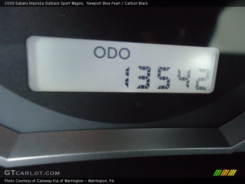 Newport Blue Pearl / Carbon Black 2009 Subaru Impreza Outback Sport Wagon