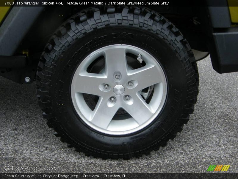 Rescue Green Metallic / Dark Slate Gray/Medium Slate Gray 2008 Jeep Wrangler Rubicon 4x4