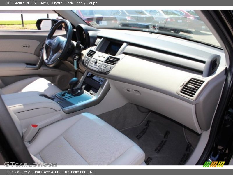 Crystal Black Pearl / Taupe 2011 Acura RDX SH-AWD