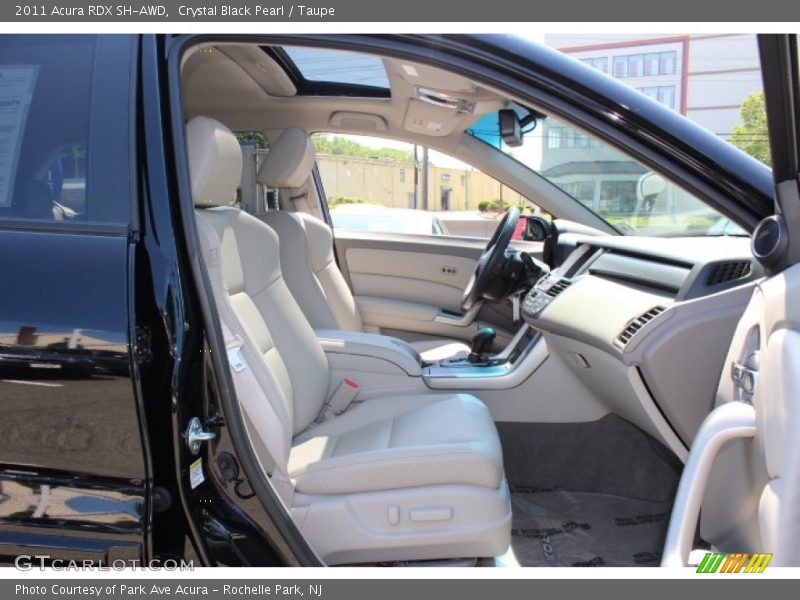 Crystal Black Pearl / Taupe 2011 Acura RDX SH-AWD