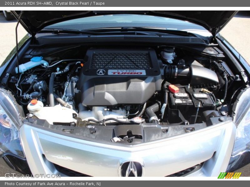 Crystal Black Pearl / Taupe 2011 Acura RDX SH-AWD