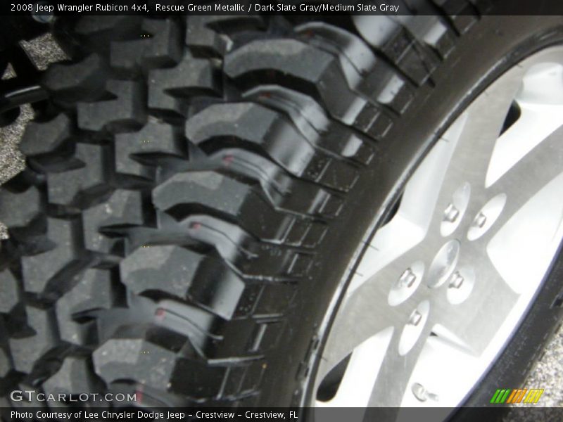 Rescue Green Metallic / Dark Slate Gray/Medium Slate Gray 2008 Jeep Wrangler Rubicon 4x4