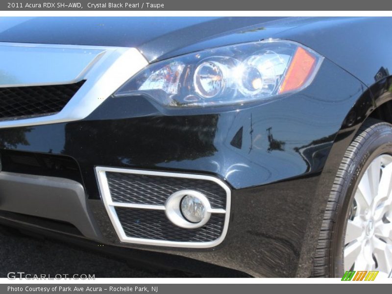 Crystal Black Pearl / Taupe 2011 Acura RDX SH-AWD