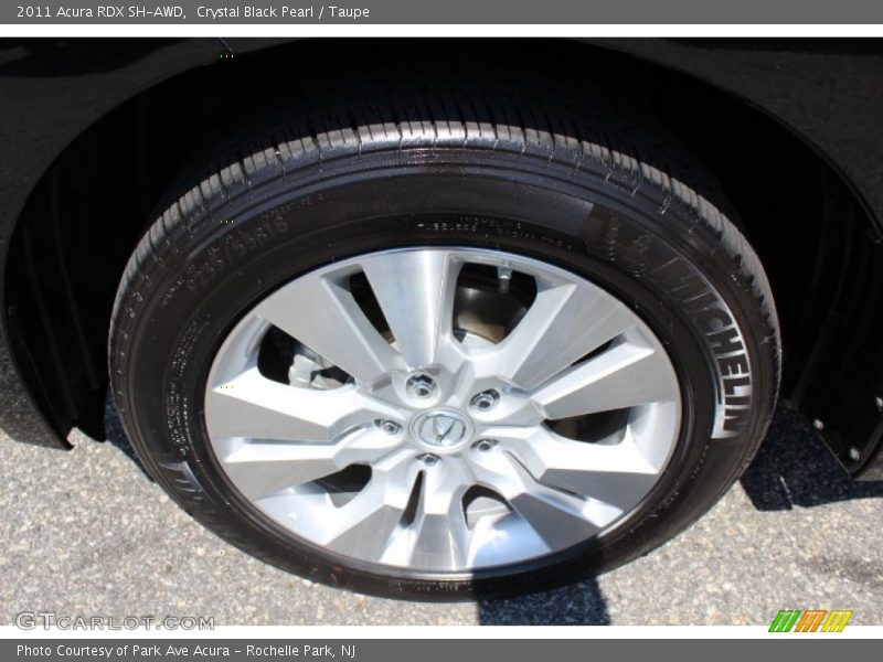Crystal Black Pearl / Taupe 2011 Acura RDX SH-AWD