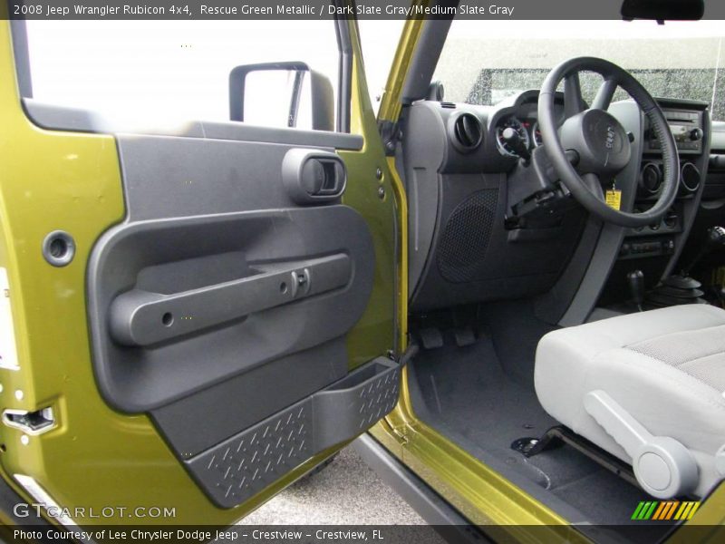 Rescue Green Metallic / Dark Slate Gray/Medium Slate Gray 2008 Jeep Wrangler Rubicon 4x4