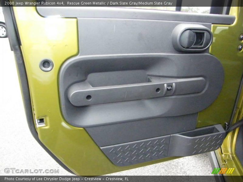 Rescue Green Metallic / Dark Slate Gray/Medium Slate Gray 2008 Jeep Wrangler Rubicon 4x4