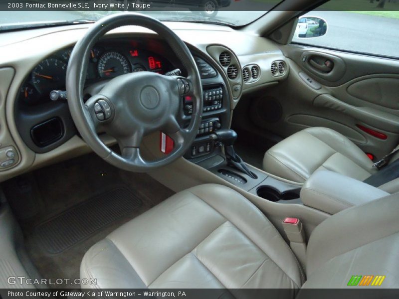  2003 Bonneville SLE Taupe Interior