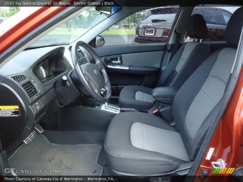  2007 Spectra Spectra5 SX Wagon Black Interior