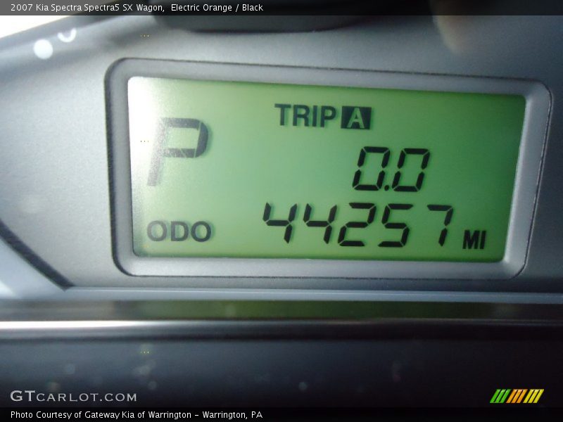 Electric Orange / Black 2007 Kia Spectra Spectra5 SX Wagon