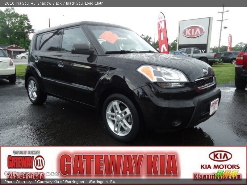 Shadow Black / Black Soul Logo Cloth 2010 Kia Soul +